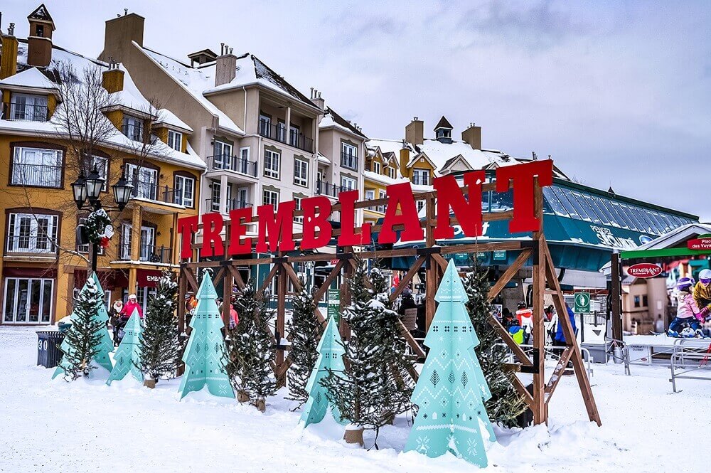 Winter view at Mont Tremblant Winter view at Mont Tremblant